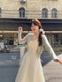 Cotton Spaghetti Straps Midi Dresses